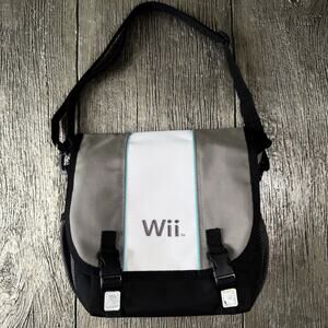 Nintendo Wii Console Travel Storage Carry Case Messenger Shoulder Bag Protector